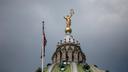 The dome of the Pennsylvania Capitol in Harrisburg. The dome of the Pennsylvania Capitol in Harrisburg.