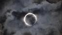 The ring of a solar eclipse.