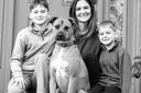 Lauren Conrad of Cumru Township with her sons, Logan, 12, and Carson, 9, and their dog, Nya. Lauren Conrad of Cumru Township with her sons, Logan, 12, and Carson, 9, and their dog, Nya.