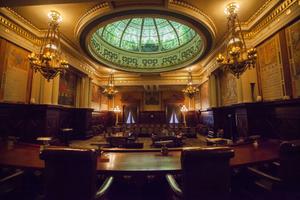 Five cases pending before the Pennsylvania Supreme Court, shown here, seek to upend the state’s sex offender registry law as well as the public website listing offenders, which is accessed by millions of people every year.