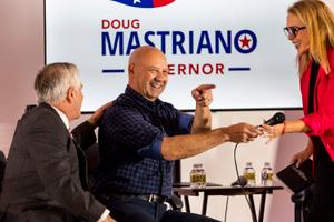 $1.3 million was spent by a handful of groups working to defeat Doug Mastriano, a state senator from Franklin County.