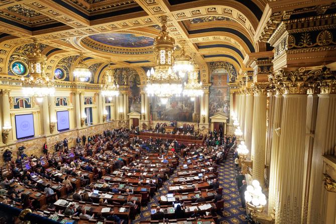 Democratic Gov. Josh Shapiro proposes his 2026-27 budget to the General Assembly. Democratic Gov. Josh Shapiro proposes his 2026-27 budget to the General Assembly.