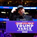 Elon Musk speaks before Republican presidential nominee former President Donald Trump at a campaign rally at Madison Square Garden, Sunday, Oct. 27, 2024, in New York.