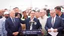 Pennsylvania Gov. Josh Shapiro speaks at a June 2023 news conference after the reopening of part of I-95. Pennsylvania Gov. Josh Shapiro speaks at a June 2023 news conference after the reopening of part of I-95.