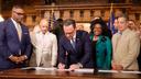 Gov. Josh Shapiro signs the 2026-2027 Pennsylvania state budget on July 12, 2026. Gov. Josh Shapiro signs the 2026-2027 Pennsylvania state budget on July 12, 2026.