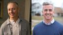 U.S. Rep. Brian Fitzpatrick (left) and his Democratic opponent, Bob Harvie U.S. Rep. Brian Fitzpatrick (left) and his Democratic opponent, Bob Harvie