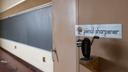 A classroom is seen inside the former Longview Elementary School in Punxsutawney, PA, on April 5, 2023.