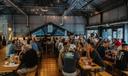 The crowd at "Clink and Think" Quiz Bash Fundraiser on Sept. 15, 2024, at Axemann Brewery in Bellefonte.