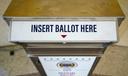 A ballot drop box is shown on primary Election Day 2024 at Northampton County Courthouse in Easton, Pennsylvania.