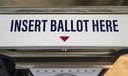 A ballot drop box is shown on primary Election Day 2024 at Northampton County Courthouse in Easton, Pennsylvania.