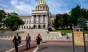 The Pennsylvania Capitol in Harrisburg is preparing for another legislative session.