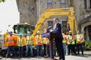Gov. Josh Shapiro announces a $20B investment by Amazon in Pennsylvania data centers in Salem Township and Falls Township. Gov. Josh Shapiro announces a $20B investment by Amazon in Pennsylvania data centers in Salem Township and Falls Township.
