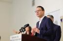 Gov. Josh Shapiro speaks at a news conference, highlighting child care recruitment and retention bonuses that were passed as part of the 2025-26 state budget. Gov. Josh Shapiro speaks at a news conference, highlighting child care recruitment and retention bonuses that were passed as part of the 2025-26 state budget.