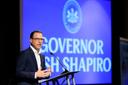 Gov. Josh Shapiro speaks at a Pennsylvania Department of General Services event in 2023.