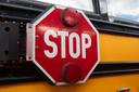 A school bus photographed during a 2024 Pennsylvania state government press conference. A school bus photographed during a 2024 Pennsylvania state government press conference.