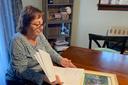 Cyndi Compton looks through papers in her Tioga County home. Cyndi Compton looks through papers in her Tioga County home.