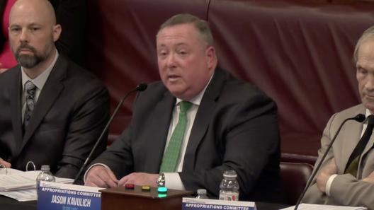 Department of Aging Secretary Jason Kavulich during a 2026 budget hearing. Department of Aging Secretary Jason Kavulich during a 2026 budget hearing.