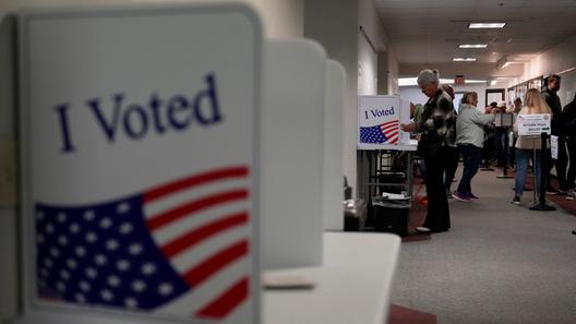 People fill out mail ballots for the 2024 election in West Chester, Pa. People fill out mail ballots for the 2024 election in West Chester, Pa.