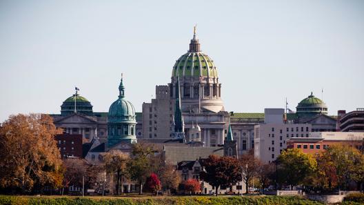 The Pennsylvania Capitol in Harrisburg The Pennsylvania Capitol in Harrisburg