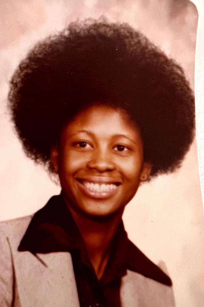 Photo of Gail Stallworth as a young woman.