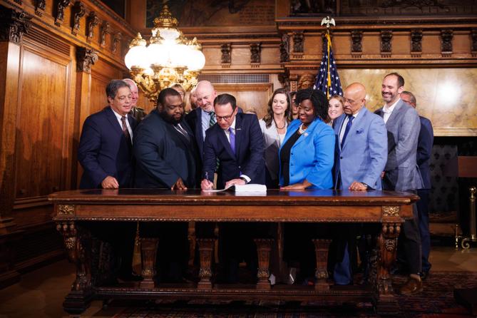 Gov. Josh Shapiro signed into law the fiscal year 2024-25 budget on July 12, 2024.