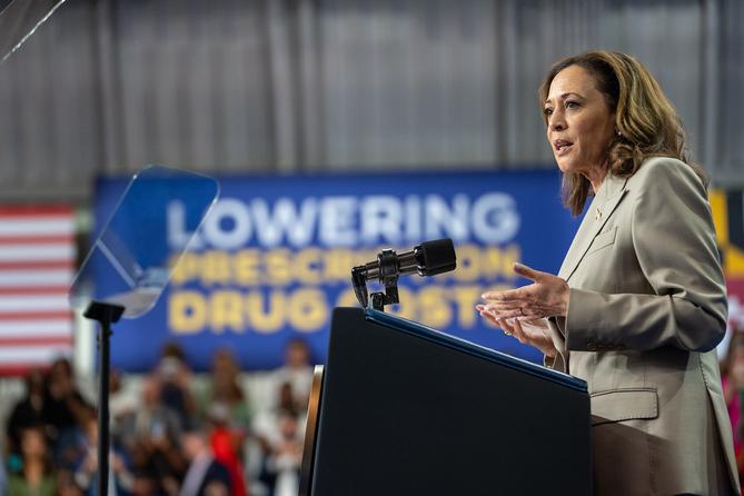 Vice President Kamala Harris in Aug. 2024.