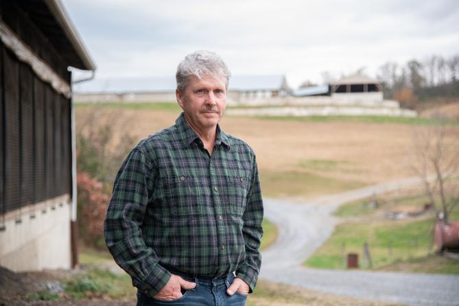John Schueller stands beside his Tulpehocken Township barn in October 2025. John Schueller stands beside his Tulpehocken Township barn in October 2025.